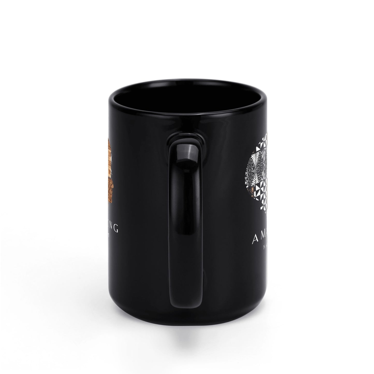 Amazing Native Black Ceramic Mug (15 oz)