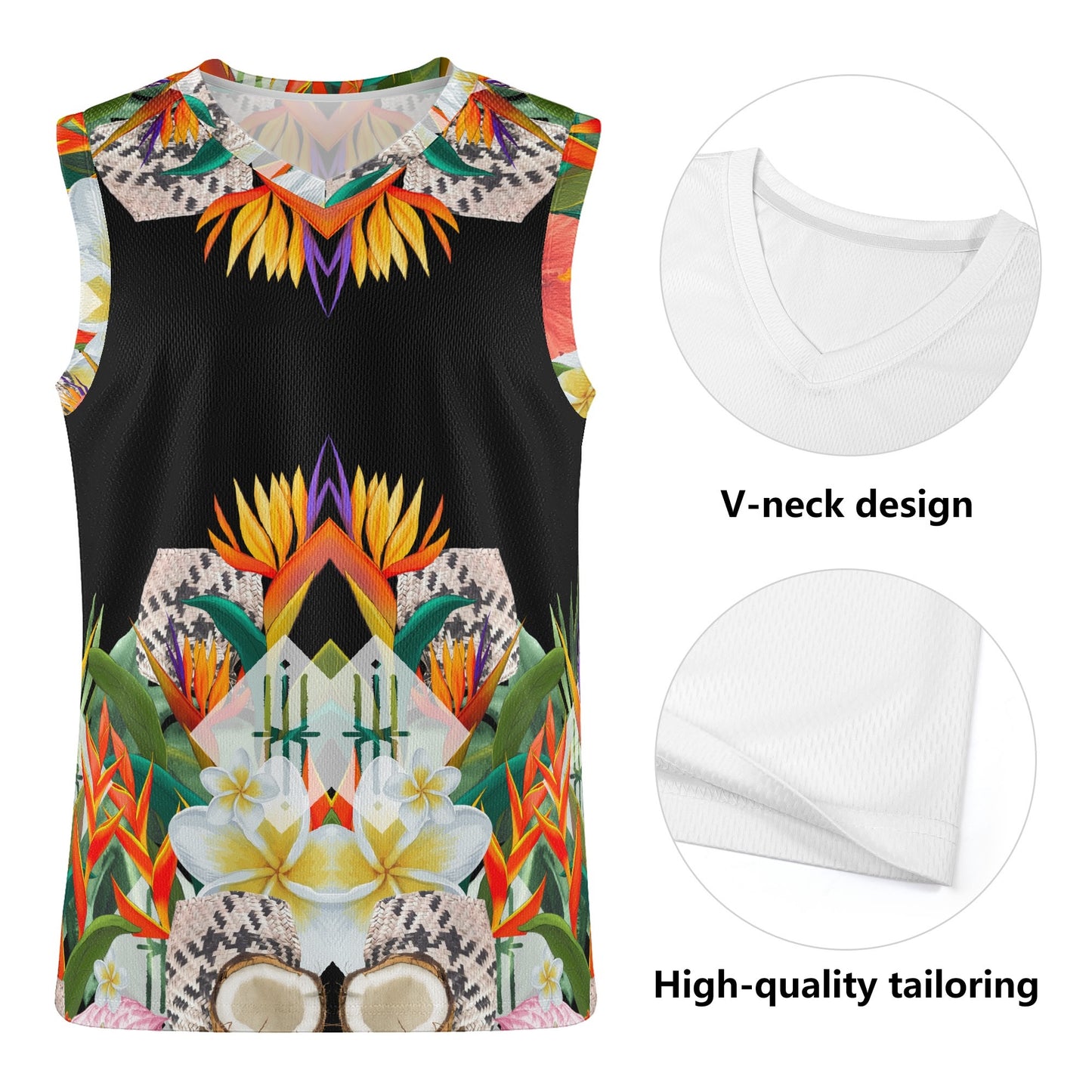 Henikau Mens Basketball Tank top