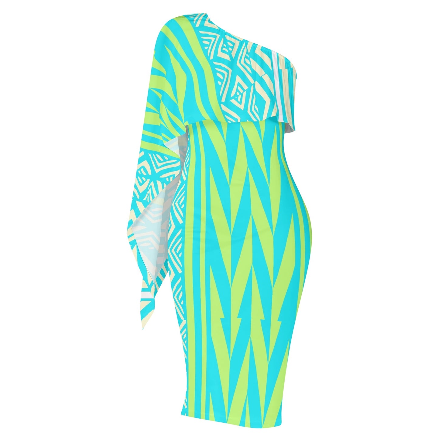 Caau One Shoulder Throw Dress