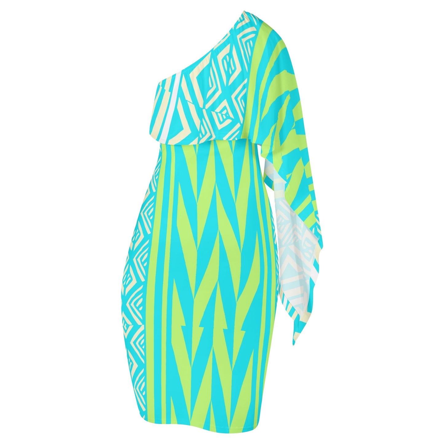 Caau One Shoulder Throw Dress