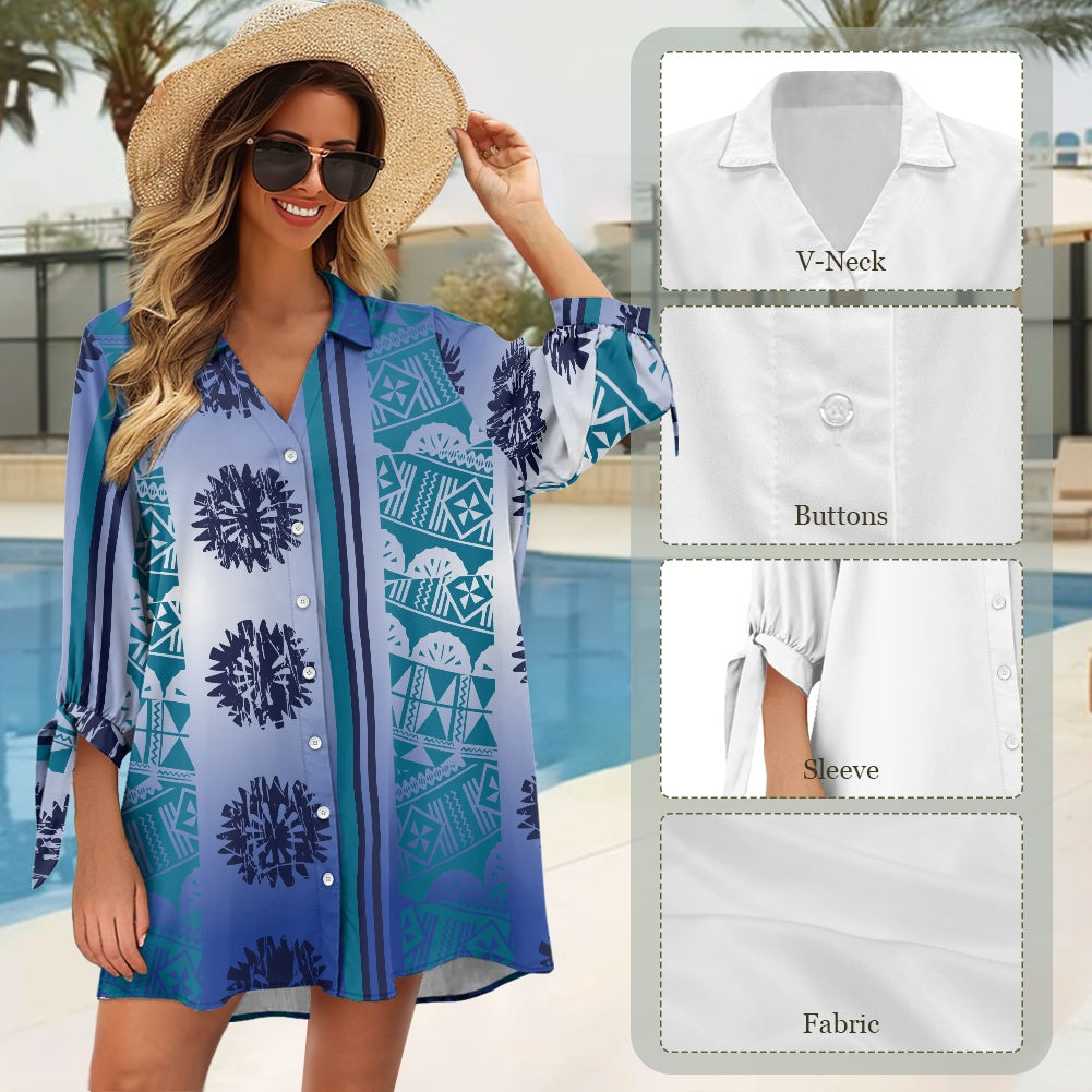 Teteva Buttoned-down top