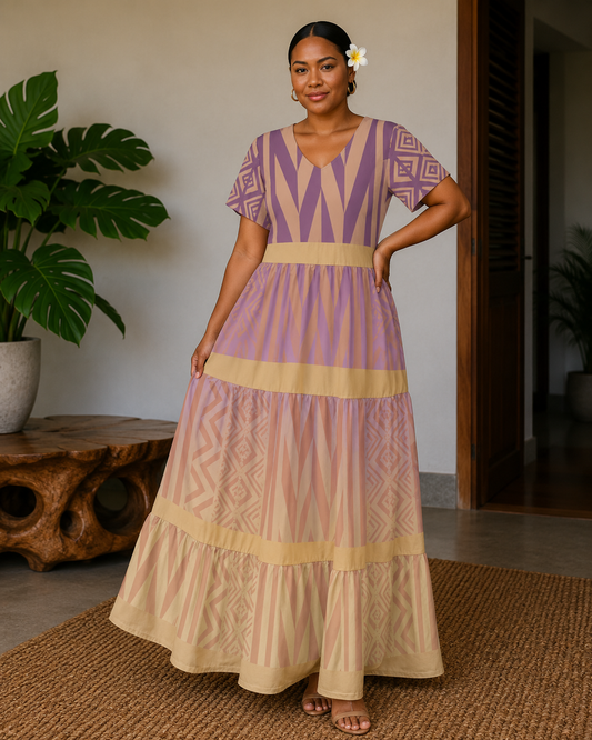 Cakau Tiered Dress