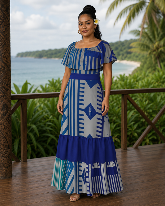 Sauloa Off Shoulder Maxi