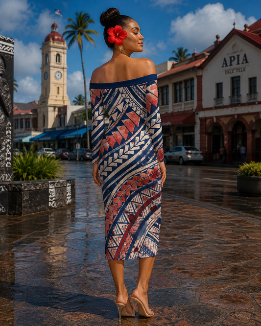 Tatau Midi Dress
