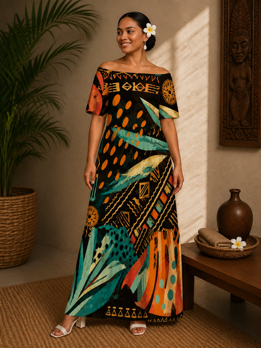 Wasawasa Tiered Maxi