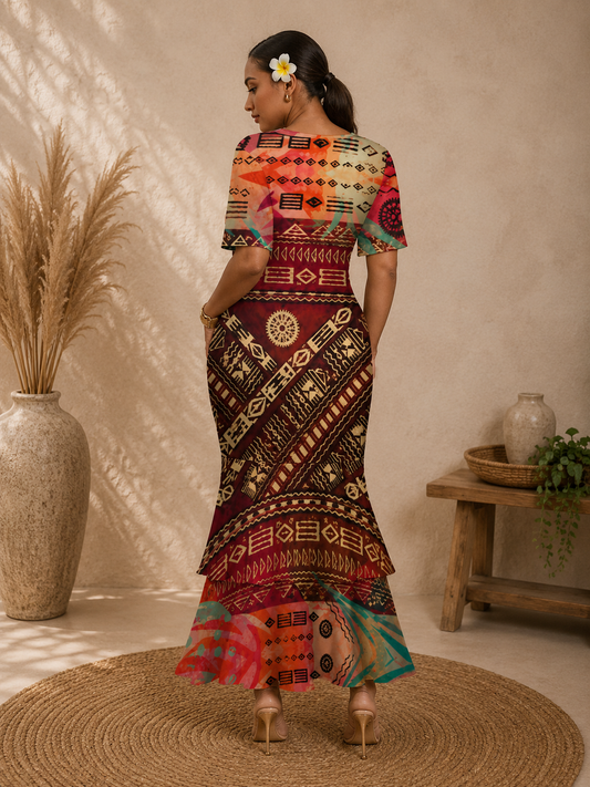 Vure Double Fishtail Dress