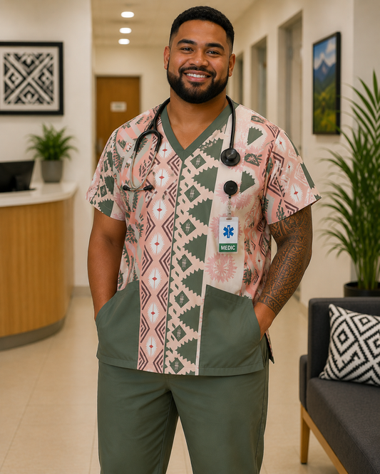 Fui Scrubs Top