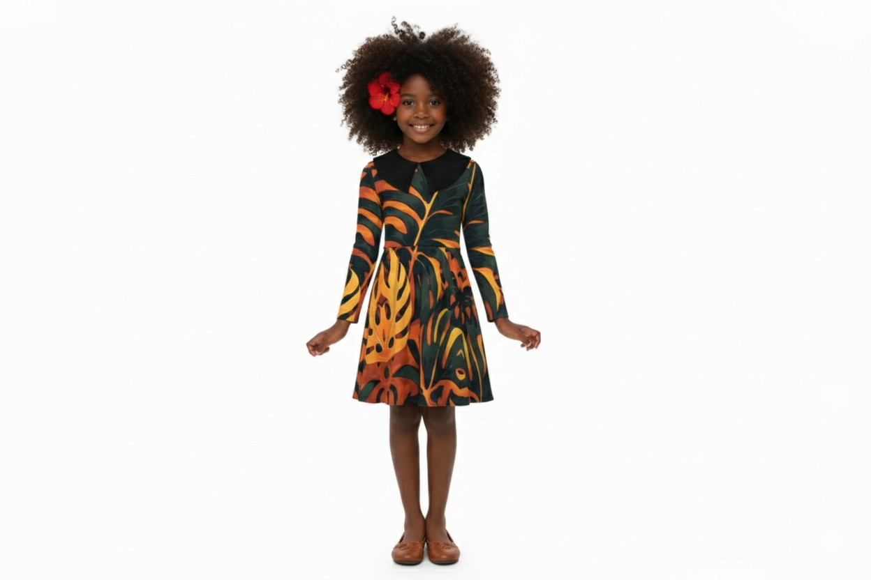 Yalu Kids Long Sleeved Dress