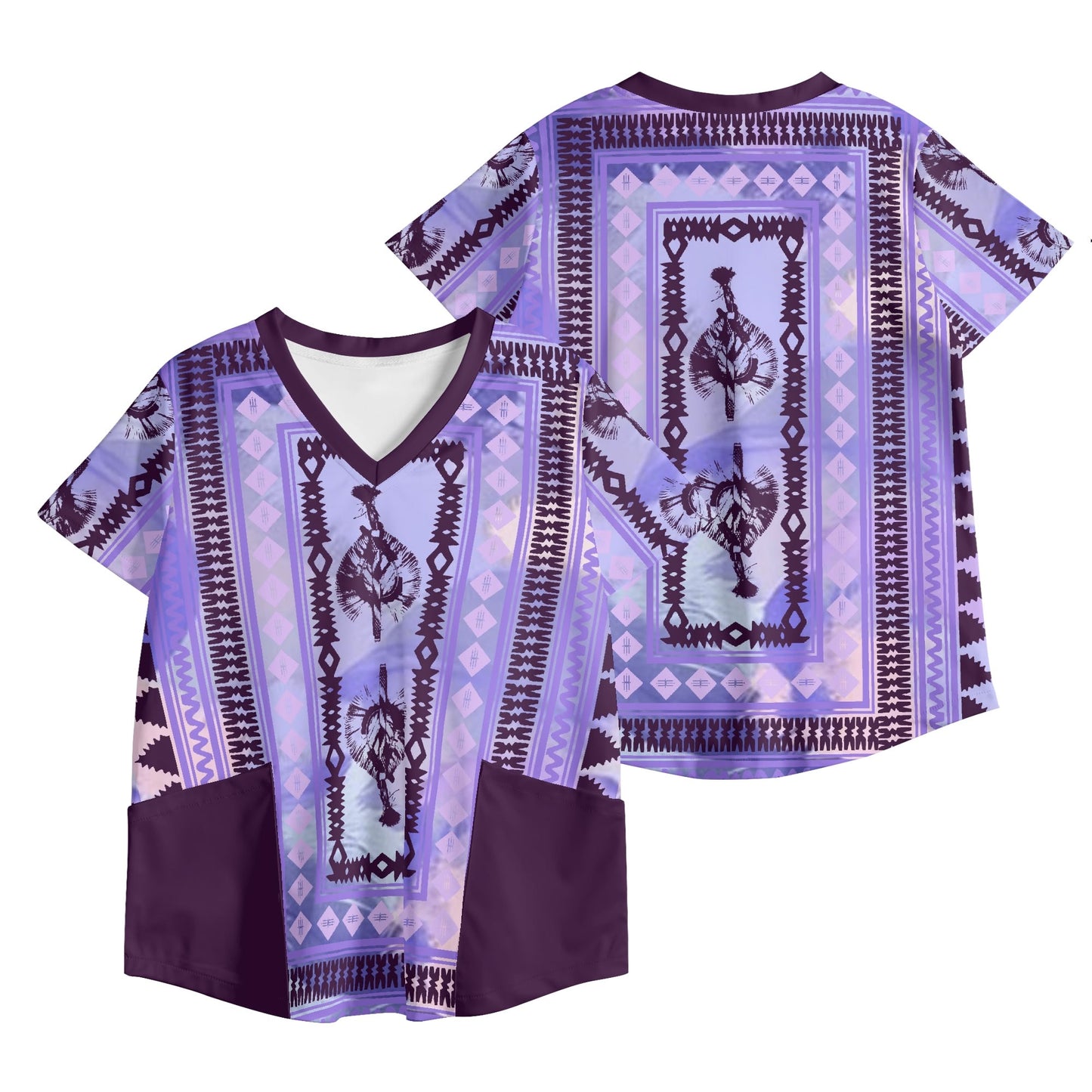 Lakovi Scrubs Top