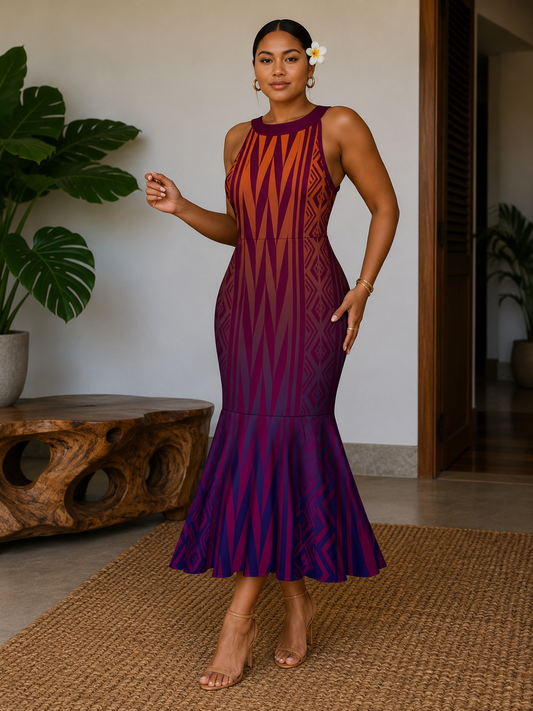 Cakau Halter Dress
