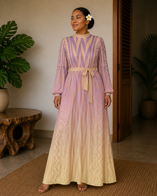 Cakau Long Sleeve Maxi