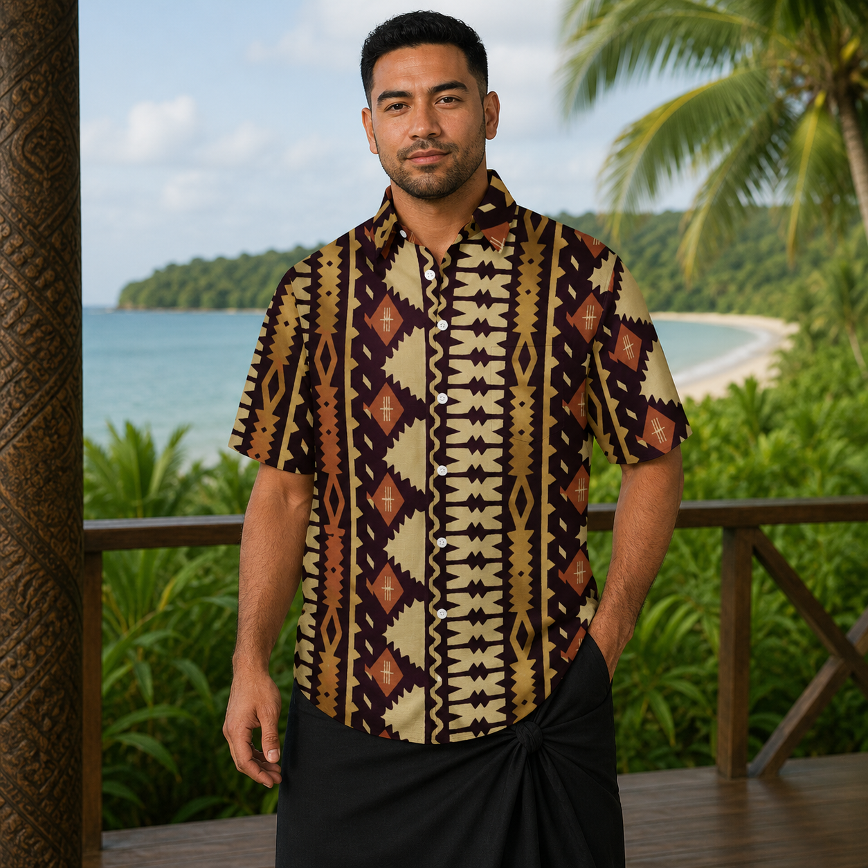 Sauloa Mens Shirt