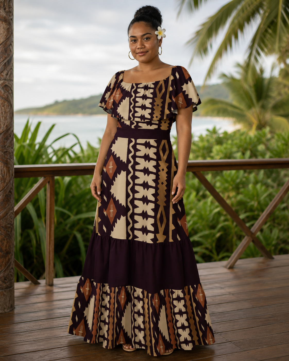 Sauloa Off Shoulder Maxi