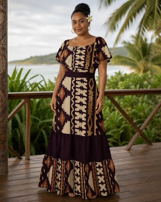 Sauloa Off Shoulder Maxi