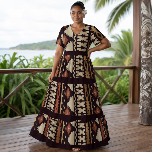 Sauloa Tiered Maxi