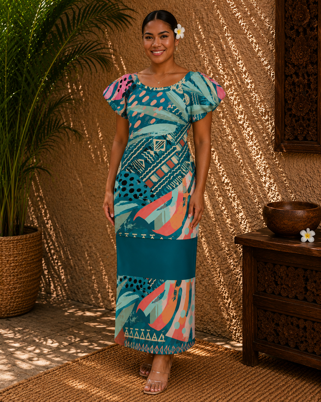 Wasawasa Puff Sleeve Jaba