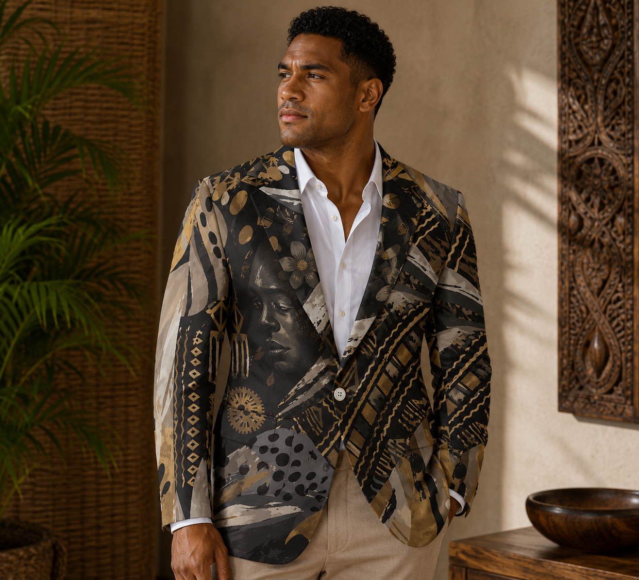 Wasawasa Men’s Blazer