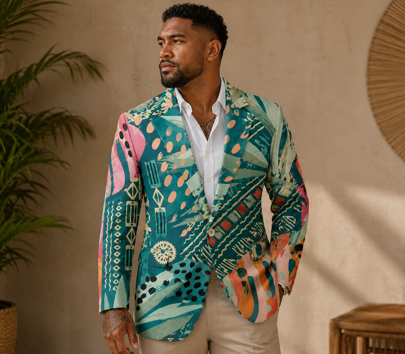 Wasawasa Men’s Blazer