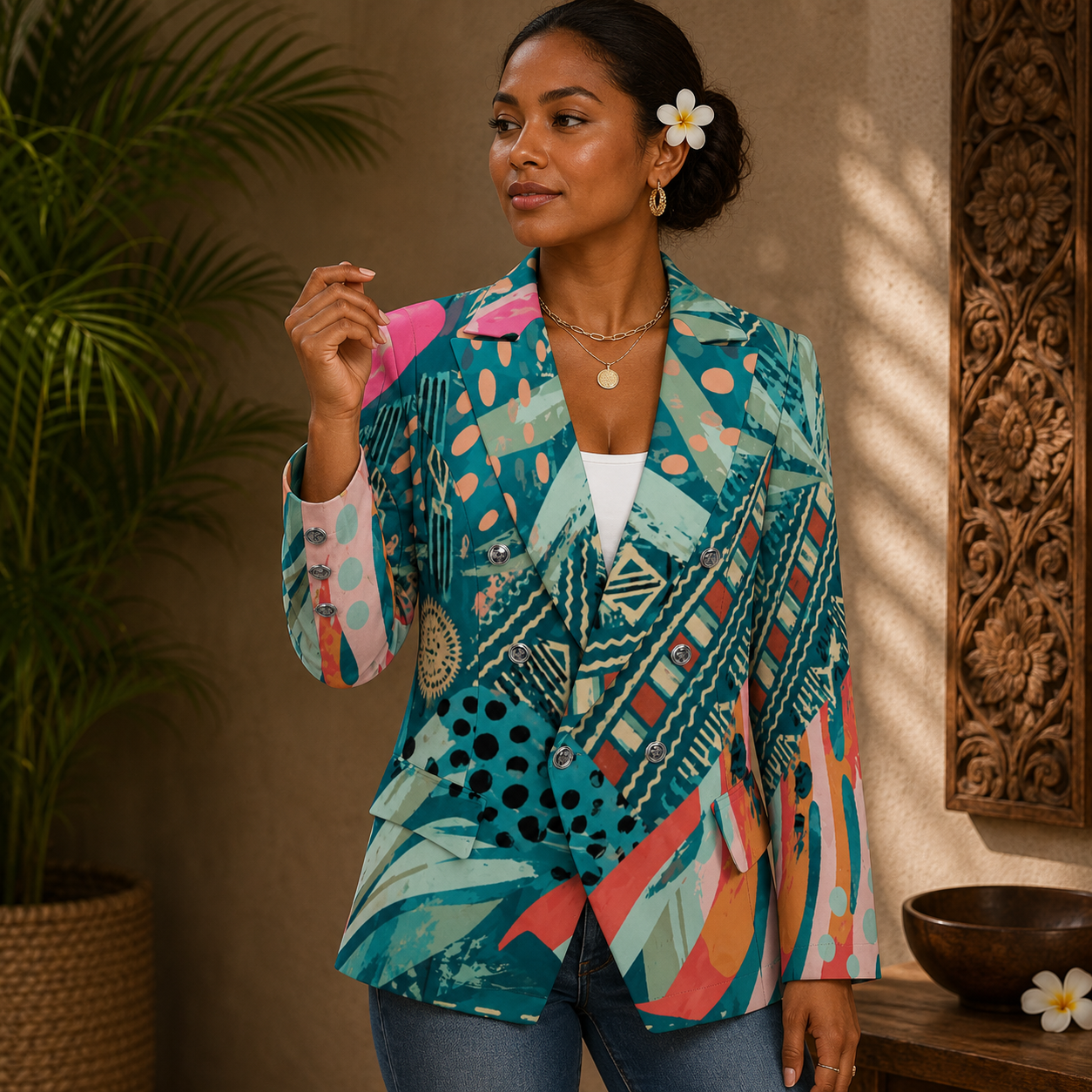 Wasawasa Women’s Blazer