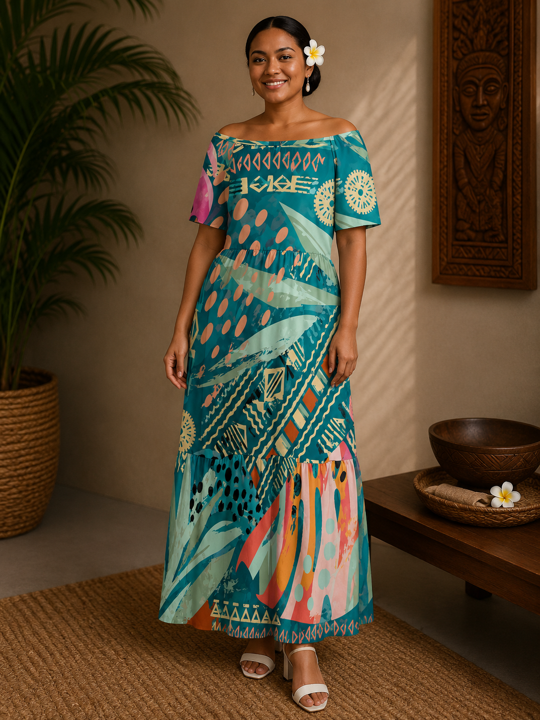 Wasawasa Tiered Maxi
