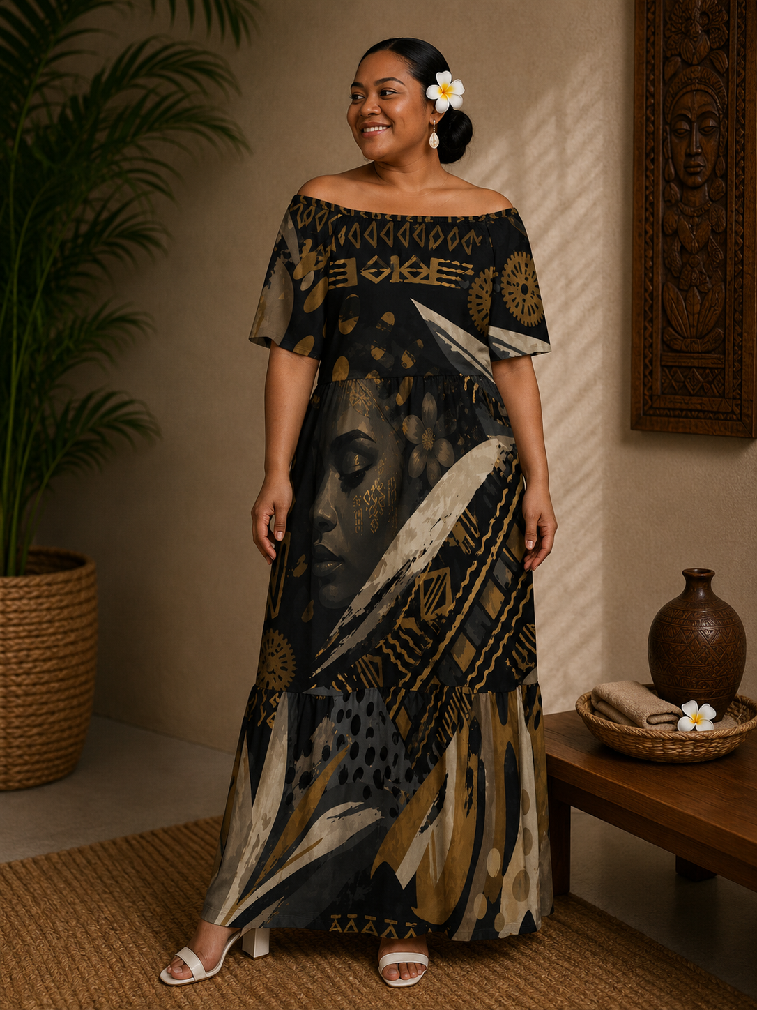 Wasawasa Tiered Maxi