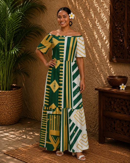Tai Maxi Tiered Dress