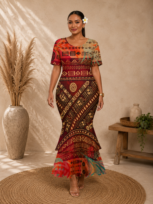 Vure Double Fishtail Dress