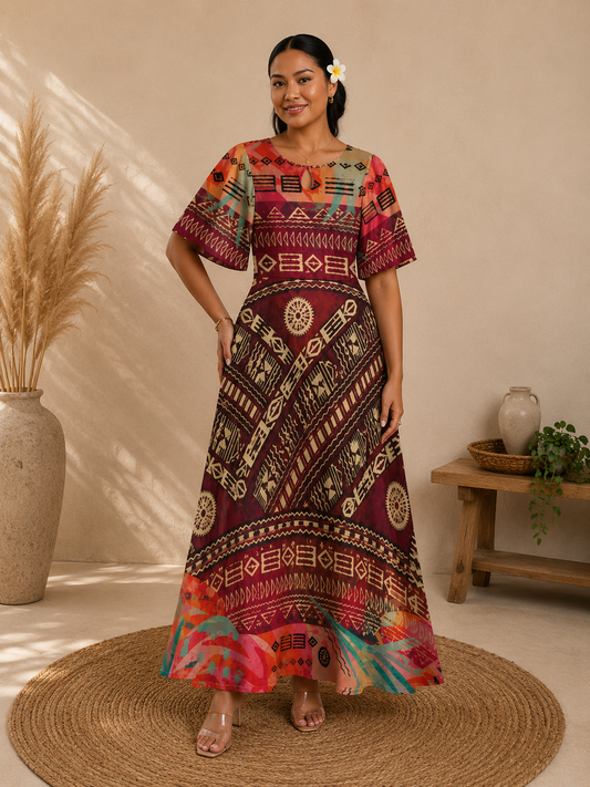 Vure Keyhole Maxi