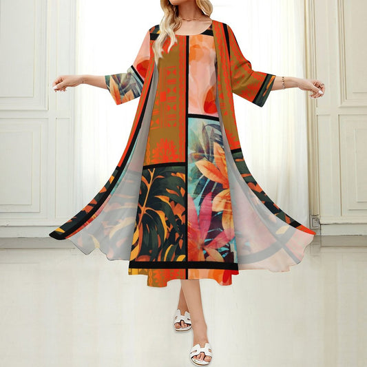 Kawana Dress and Throw set