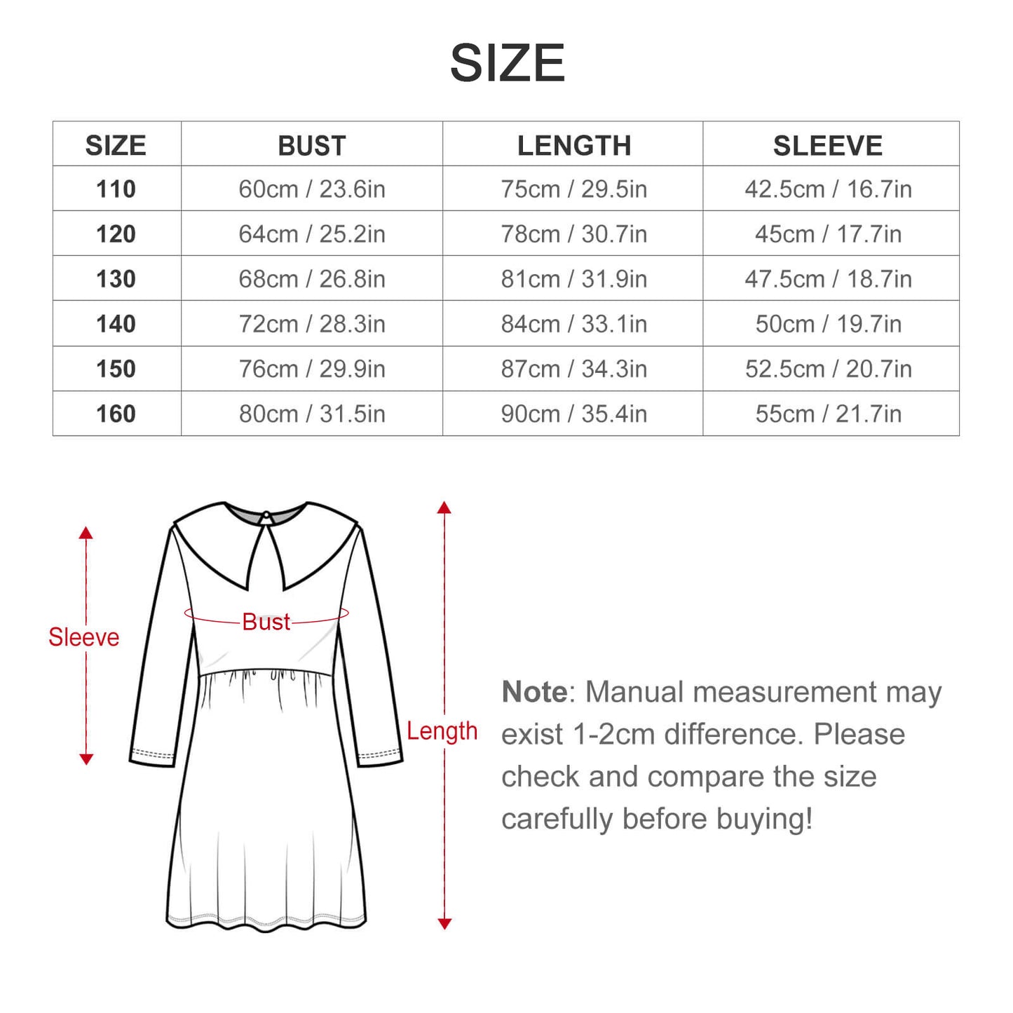 Yalu Kids Long Sleeved Dress