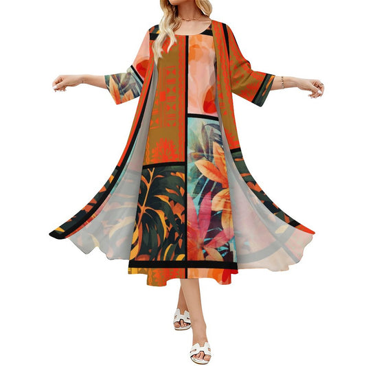 Kawana Dress and Throw set